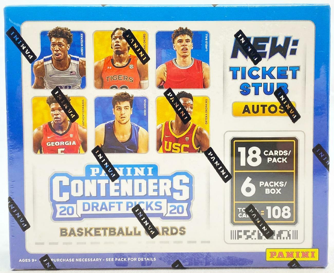 2020/21 PANINI CONTENDERS DRAFT BASKETBALL HOBBY BOX